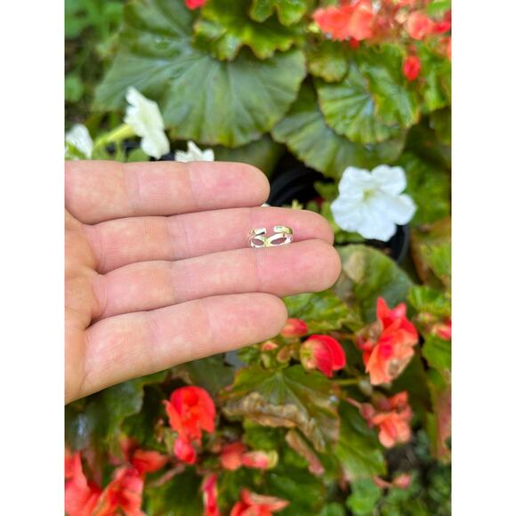 Sterling Silver Adjustable Infinity Loop Toe Ring - Picture 5 of 5